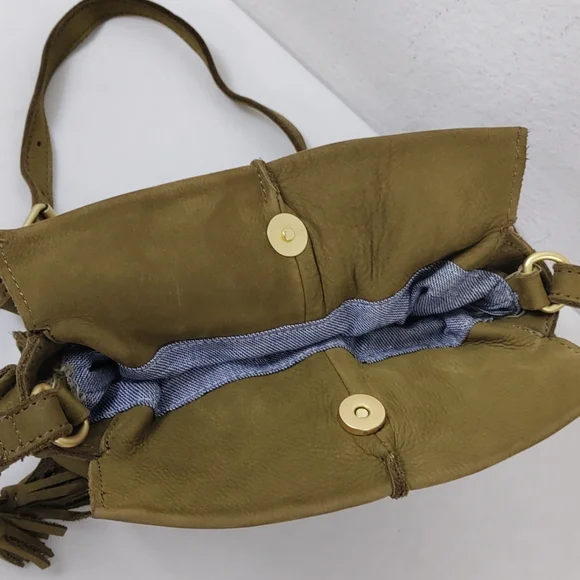 Anthropologie Tela Mini Crossbody by Miss Albright Luxe Nubuck Leather - Picture 12 of 12